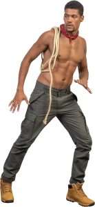 male exotic dancers performing as a cow boy