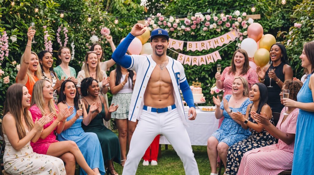 Baseball Player Male Stripper NYC for hire Baseball Player Male Stripper NYC for hire