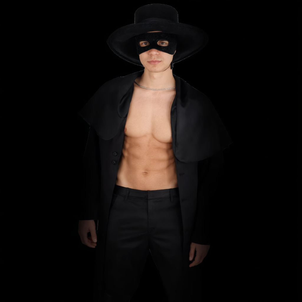 Zorro Male Dancer NYC Masked Hero Party Performer Zorro Male Dancer NYC Masked Hero Party Performer